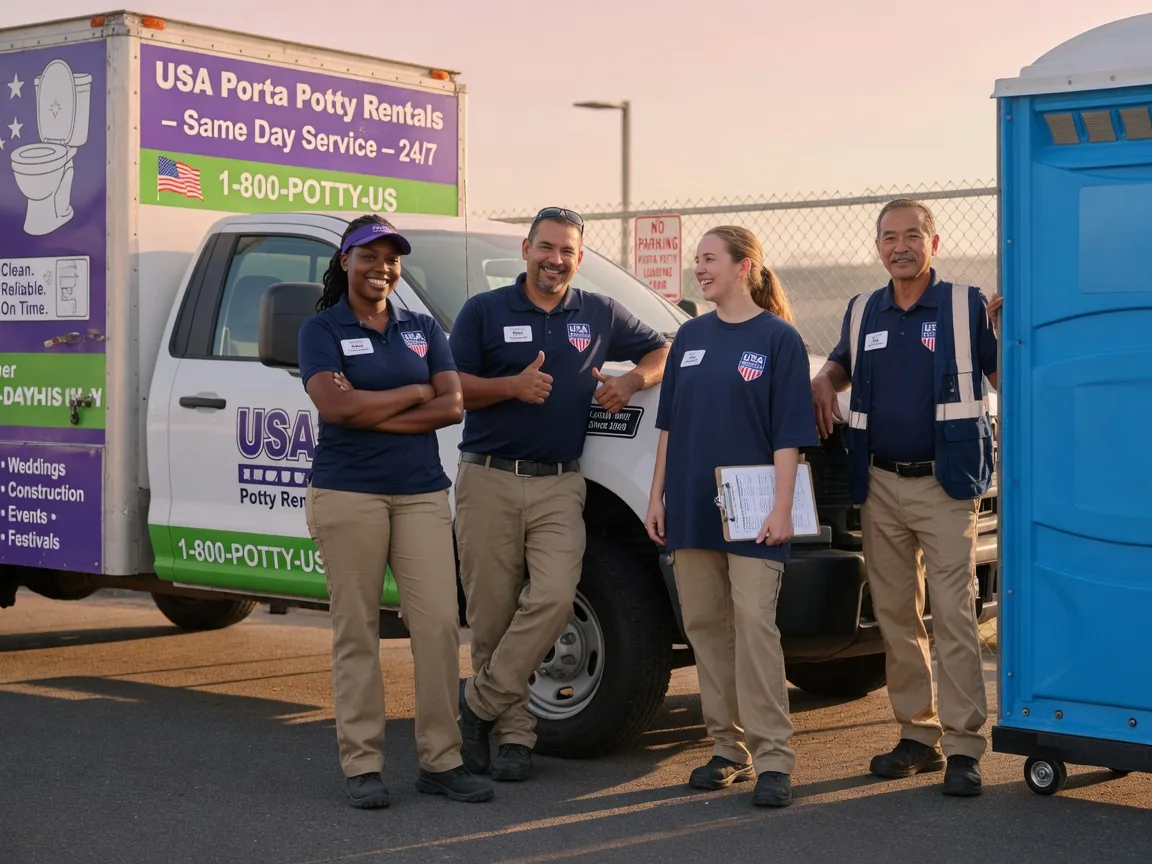 Porta Potty Rental company in Avon, IL